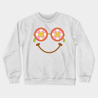 Retro Rainbow Crewneck Sweatshirt